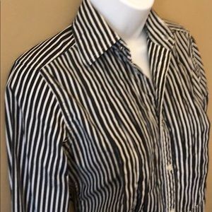RALPH LAUREN BLUE LABEL B/W Dress shirt